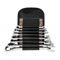 картинка Ключ комбинированный 515085 трещоточный, набор в фирменной сумке 8 предметов холдер /20 от ТАЮРАВТО