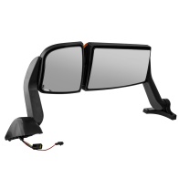 картинка Зеркало QC23.B001010 (ZL01-20-004L)  (24v) HOWO, Sitrak левое от ТАЮРАВТО