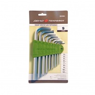 картинка Ключ шестигранный 561091 набор 9 предметов /10/40, Дело Техники - оптом от представителя ведущих производителей