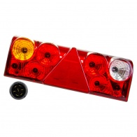 картинка Фонарь задний U0024-06L ж/б ASS-2 разъём левый (611653) /6, ТехАвтоСвет - оптом от представителя ведущих производителей