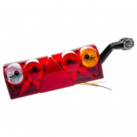 картинка Фонарь задний U0024-20R Schmitz ж/б с LED габаритом, провод правый /6, ТехАвтоСвет - оптом от представителя ведущих производителей