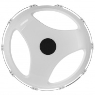 картинка Колпак колеса передний "Лучи" R-22.5, ТТ-ПЛ-Л11, белый, Техно-Трейд - оптом от представителя ведущих производителей