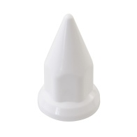 картинка Колпачок на гайку колеса высокий шип 33mm, белый, пластик, МК-КО-50 /100 от ТАЮРАВТО