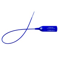 картинка Пломба пластиковая номерная (Фаст 220) синяя кратно /10/100/1000, АСПЛОМБ - оптом от представителя ведущих производителей