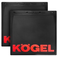 картинка Брызговик прицеп KOGEL 400х400мм  (к-т 2 шт) красные буквы от ТАЮРАВТО