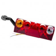 картинка Фонарь задний U0024-20L Schmitz ж/б с LED габаритом, провод левый /6, ТехАвтоСвет - оптом от представителя ведущих производителей